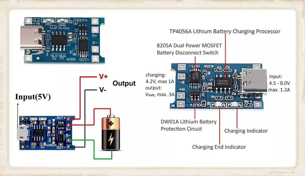 충전 저울로 개조 및 사용기_배터리 충전 모듈