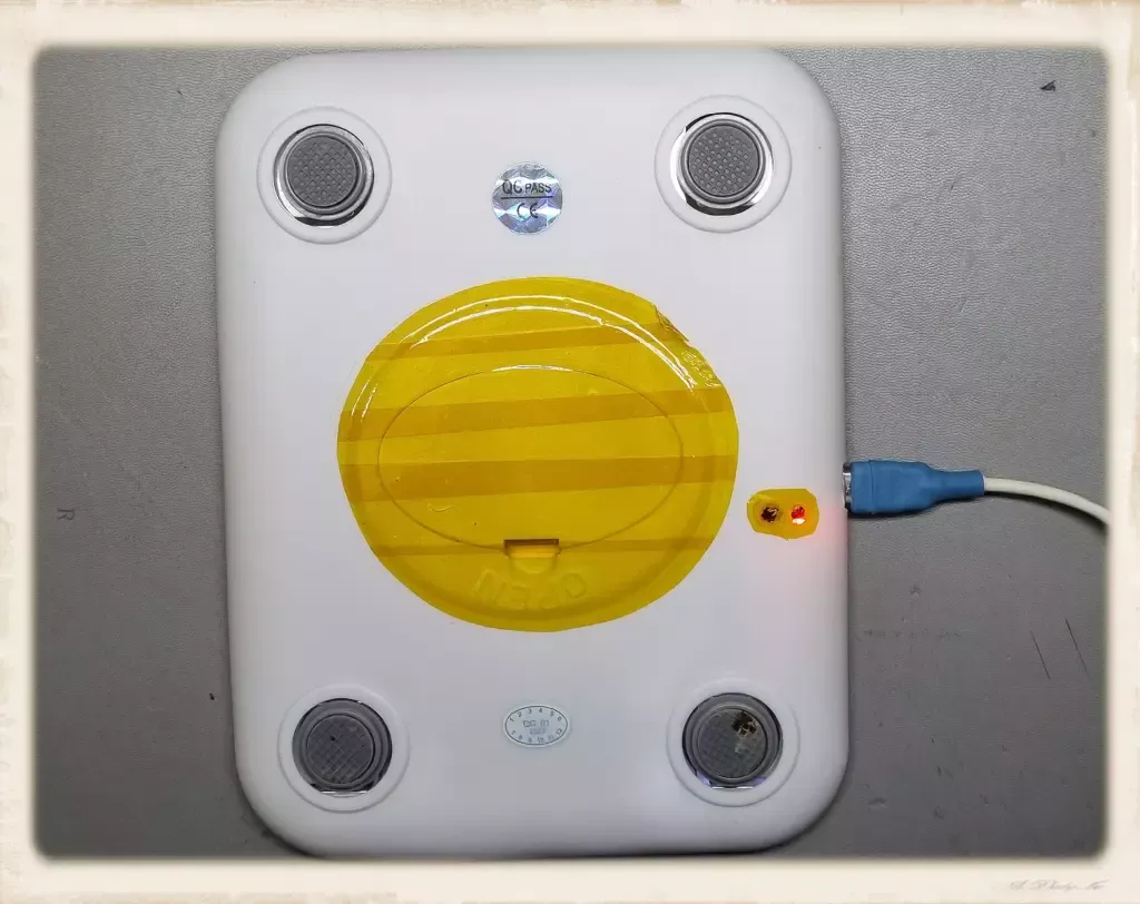 충전 저울로 개조 및 사용기_충전확인