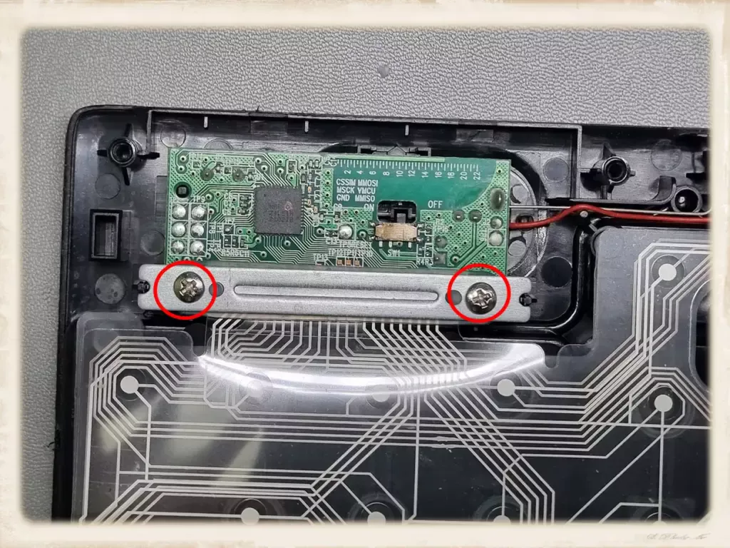 K270 로지텍 키보드 윤활 작업_06전극분리